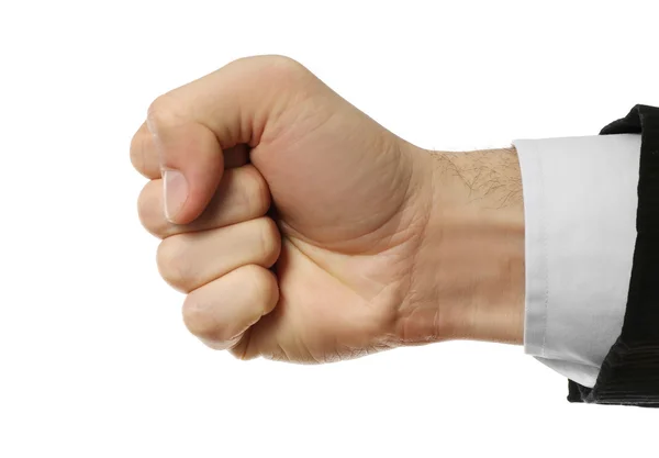 Male fist close up — Stock Photo, Image