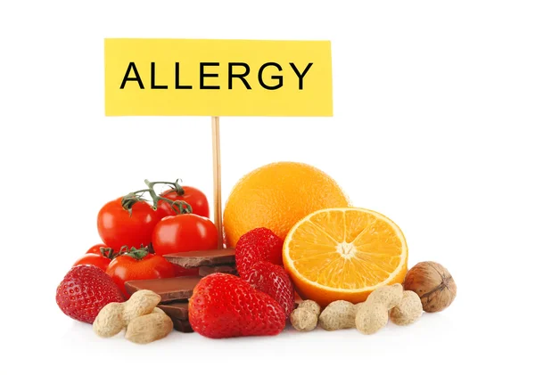 Set of allergic food — Stock Photo, Image