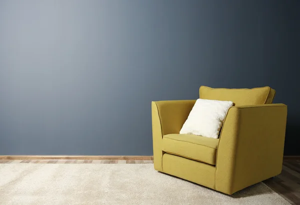 Modern green armchair — Stock Photo, Image