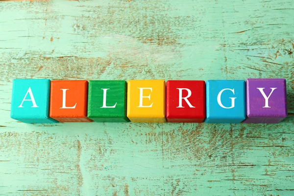 Концепція харчової алергії — стокове фото