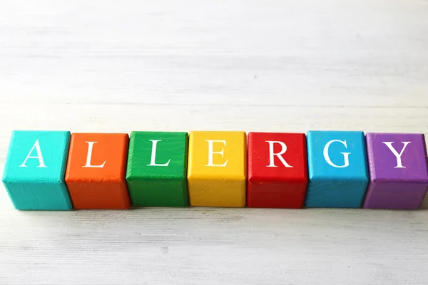 Allergy food concept — Stock Photo, Image