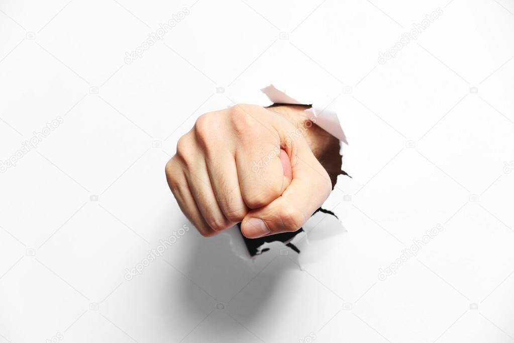 thumb through fist Xxx tit gallery