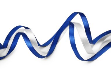 izole renkli kurdeleler 