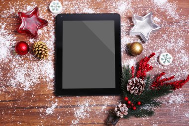 Tablet ve Noel dekor