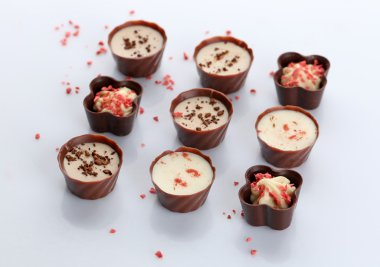 çeşitli çikolata şekerleme