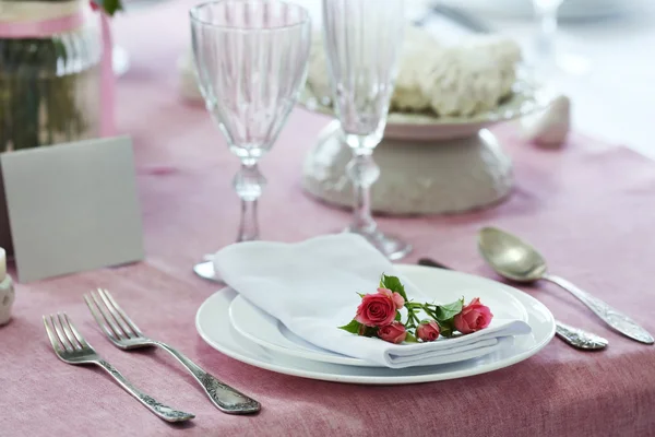 Beautiful served table — Stock Photo, Image