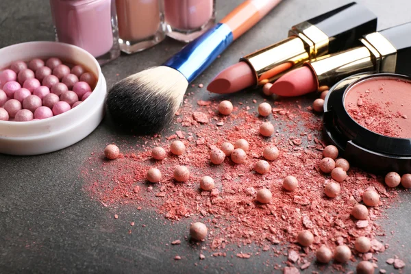 Decorative cosmetics and accessories — Stock Photo, Image