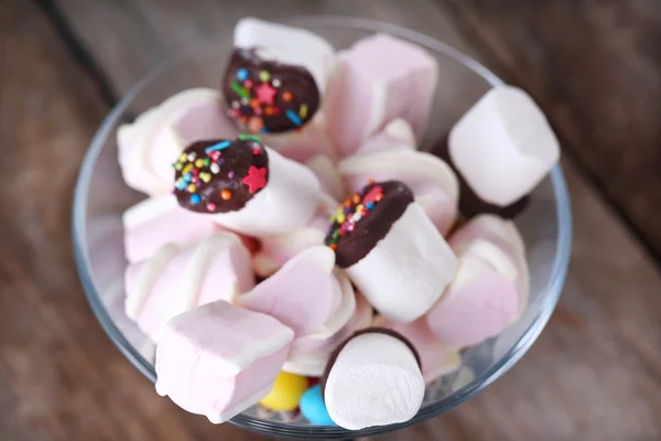 Gustosi marshmallow al cioccolato — Foto Stock