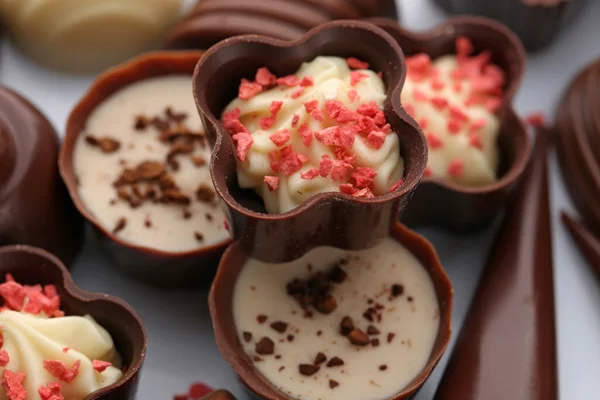 Assorted chocolate candies — Stock Photo, Image