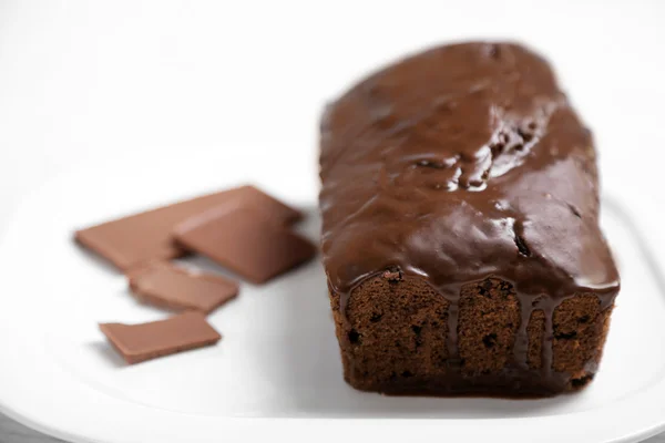 Läcker chokladkaka — Stockfoto