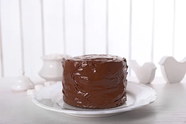 Delicioso pastel de chocolate — Foto de Stock