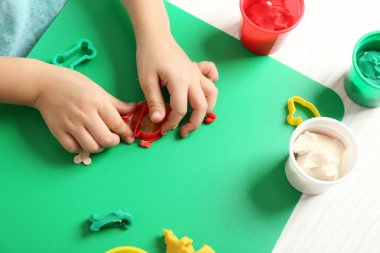 Çocuk hamuru sculpts