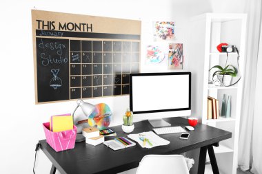 Çalışma alanı ile modern bilgisayar