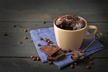 Fincan çikolatalı fondan kek 