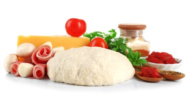  pizzaya beyaz için malzemeler