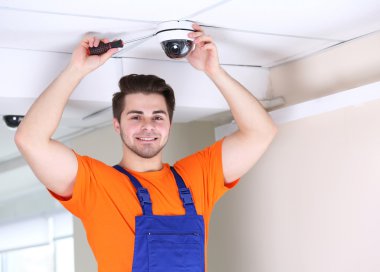 Çalışma profesyonel Cctv teknisyen.