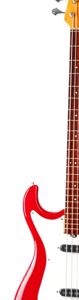Chitarra elettrica su bianco — Foto Stock