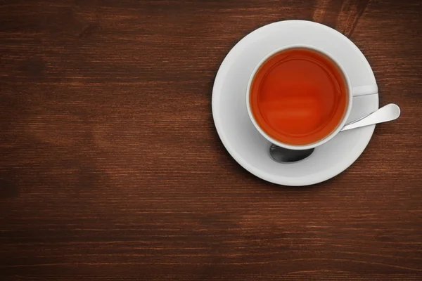 White cup with tea — Stock Photo, Image