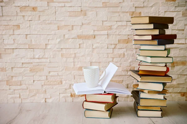 Conjunto de pila de libros — Foto de Stock