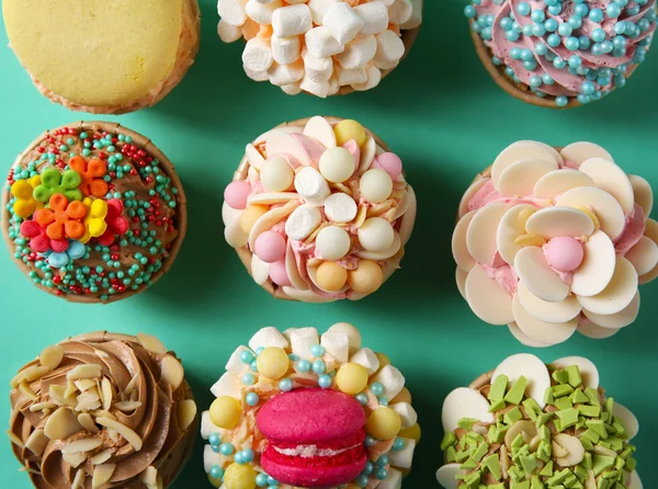 Gustosi deliziosi cupcake — Foto Stock