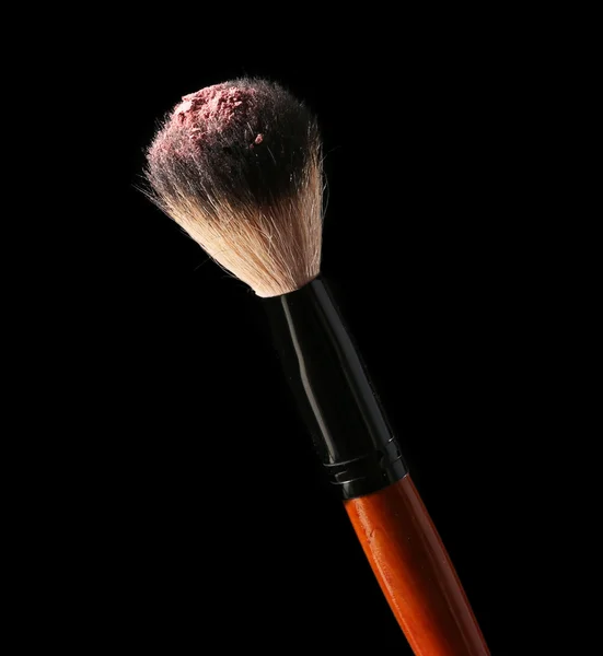 Maquillaje cepillo con polvo — Foto de Stock