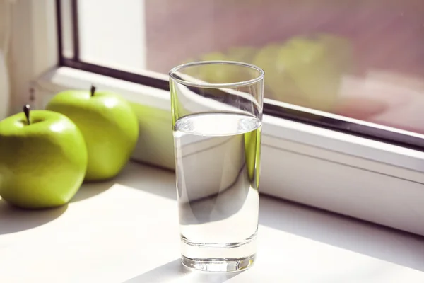 Glass of pure water — Stock Photo, Image