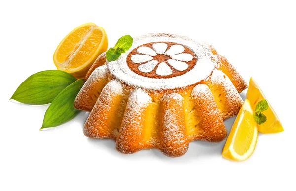 Delicious citrus cake — Stock Photo, Image