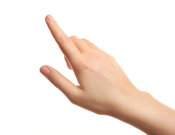 женская рука изолирована
