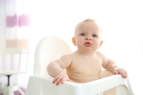 Babyjongen eten — Stockfoto