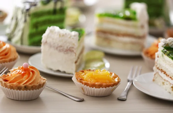라임 맛 있는 케이크 — 스톡 사진