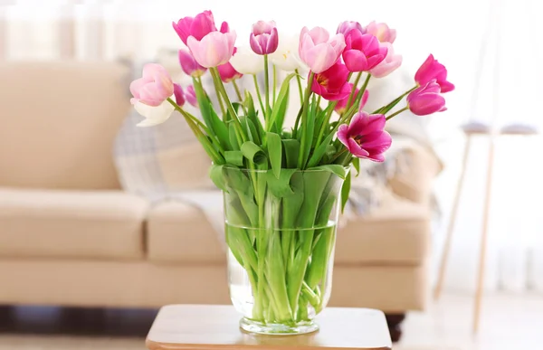 Bouquet of beautiful tulips — Stock Photo, Image