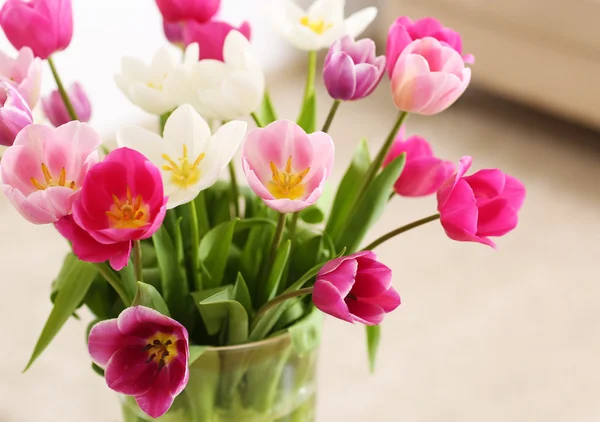 Bouquet of beautiful tulips — Stock Photo, Image