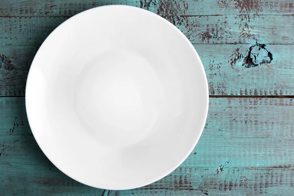 Empty plate, top view — Stock Photo, Image