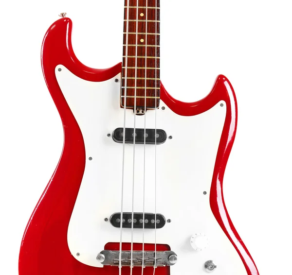 Electric guitar on white — Stock Photo, Image