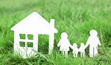 Kesme heykelcik bir ailenin