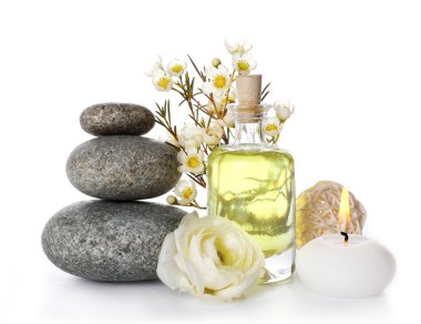 çakıl taşları ile Spa natürmort 