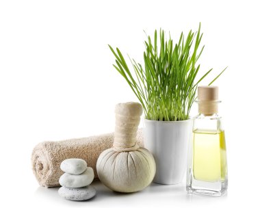 Beyaz Spa kompozisyonu 