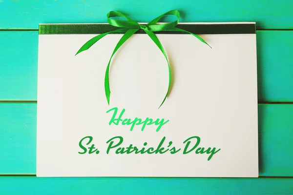 Feliz tarjeta del Día de San Patricio — Foto de Stock