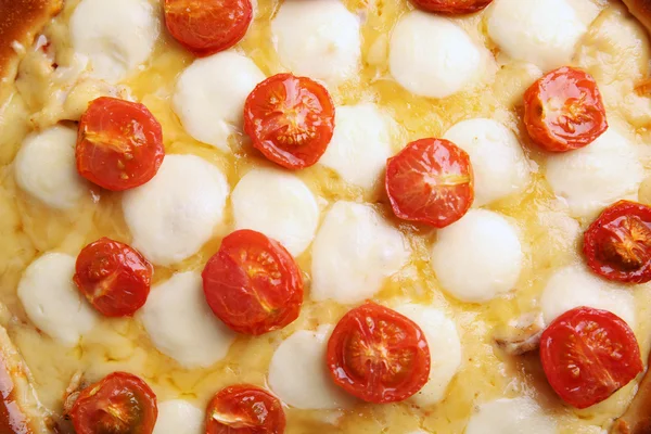 Pizza Margherita, close-up — Stock Photo, Image