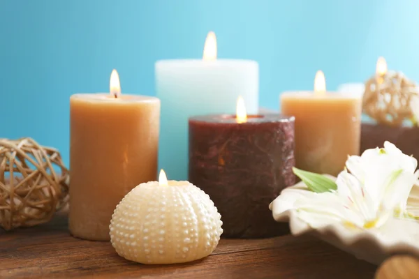 Spa set yakın çekim — Stok fotoğraf