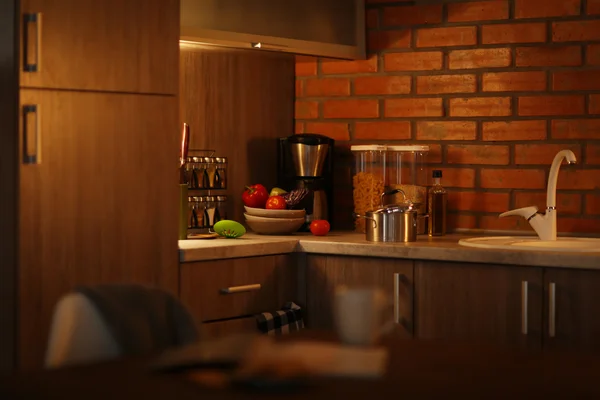Moderne keukenmeubilair — Stockfoto