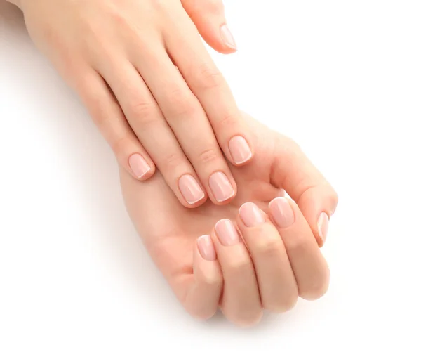 Woman hands with beautiful manicure — Stock Photo, Image