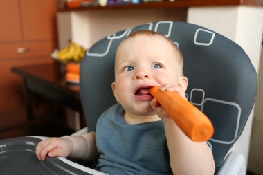 havuç yiyen bebek 