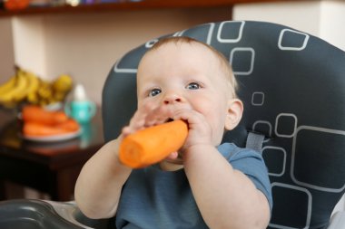 havuç yiyen bebek 