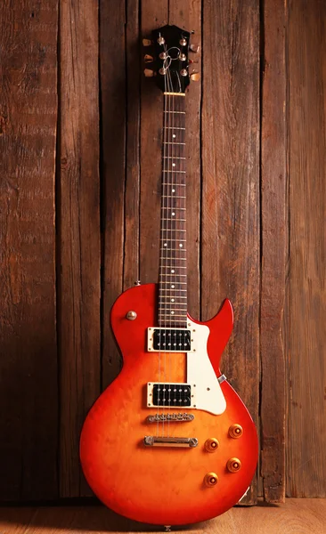 Guitarra elétrica close-up — Fotografia de Stock