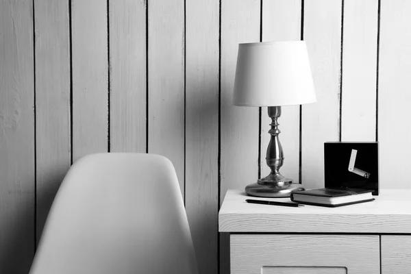 Night lamp and home decor — Stock Photo, Image