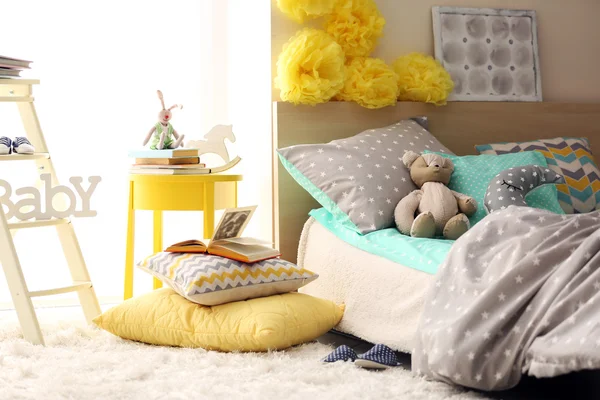 Interiören i barnets sovrum — Stockfoto