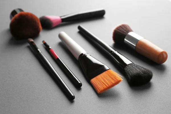 Collection of professional makeup brushes — Stock Photo, Image