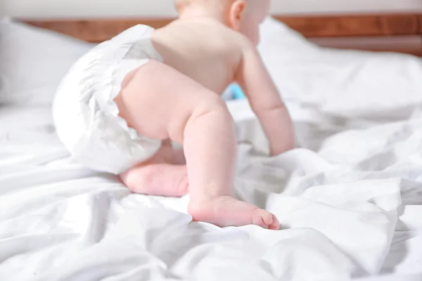 Adorable baby crawling — Stock Photo, Image