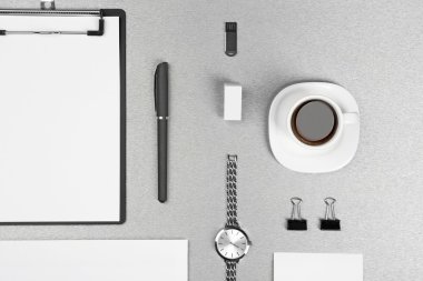Ofis kağıt beyaz sayfaları ile ayarlama